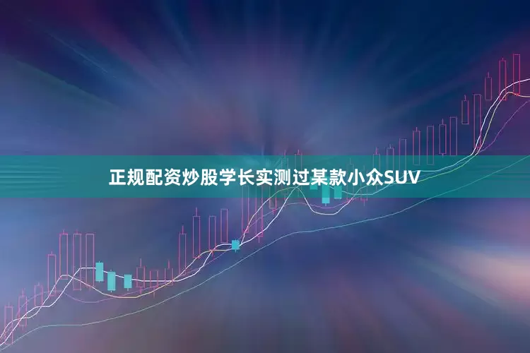正规配资炒股学长实测过某款小众SUV