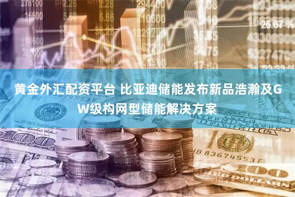 黄金外汇配资平台 比亚迪储能发布新品浩瀚及GW级构网型储能解决方案